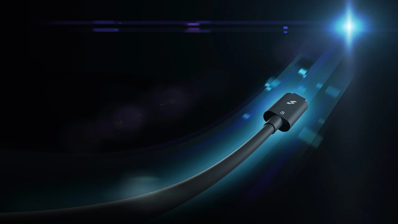 Intel presentó Thunderbolt 5: transferencias hasta 120Gbps